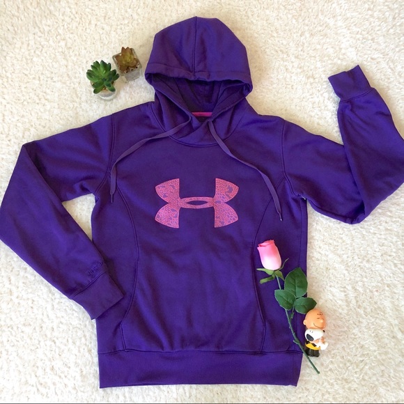 womens purple under armour sweatshirt